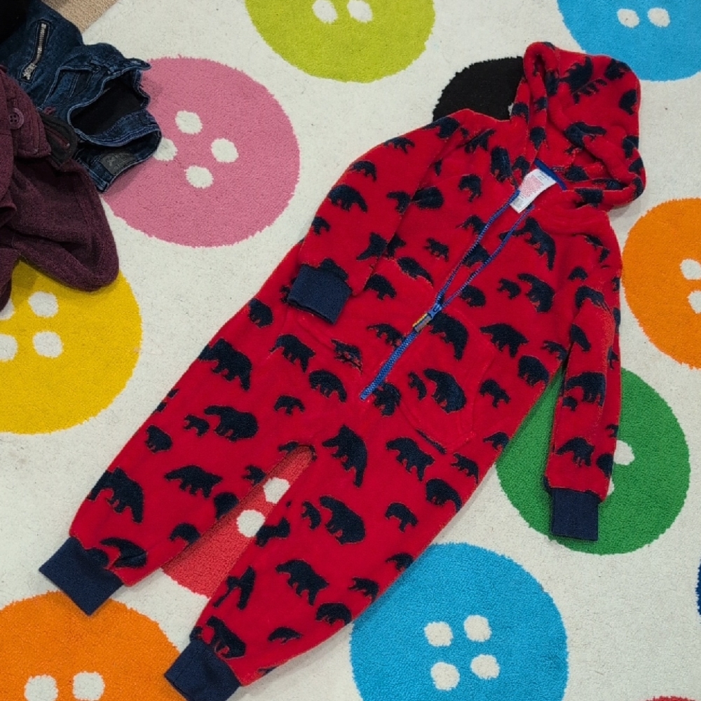 Boden Bear Onesie 4/5T NWOT